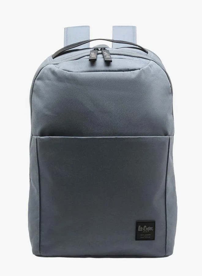 Lee Cooper Men Logo Applique Laptop Backpack